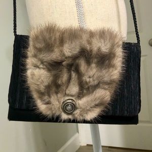 Vintage Faux Fur Purse